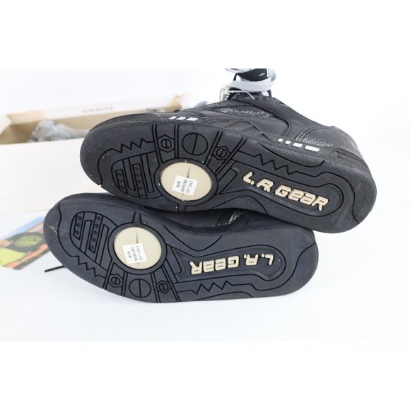 Deadstock Vintage 90s LA Gear Mens 7 Spell Out Padded Leather Skateboard Shoes